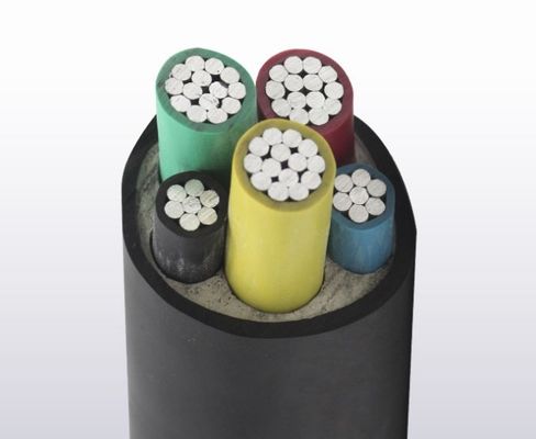 Iec-PVC isolierte Aluminiumkabel PVC-Jacke des draht-5 des Kern-VLV NAYY